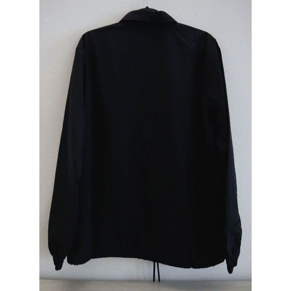 Nike DQ5005-010 Men's Sz Medium Black Coaches Loose Fit Windbreaker Jacket - Picture 3 of 8